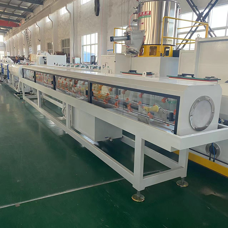 PE50-250管材生產(chǎn)線 塑料管材生產(chǎn)設備 pe兩層三層管材擠出機